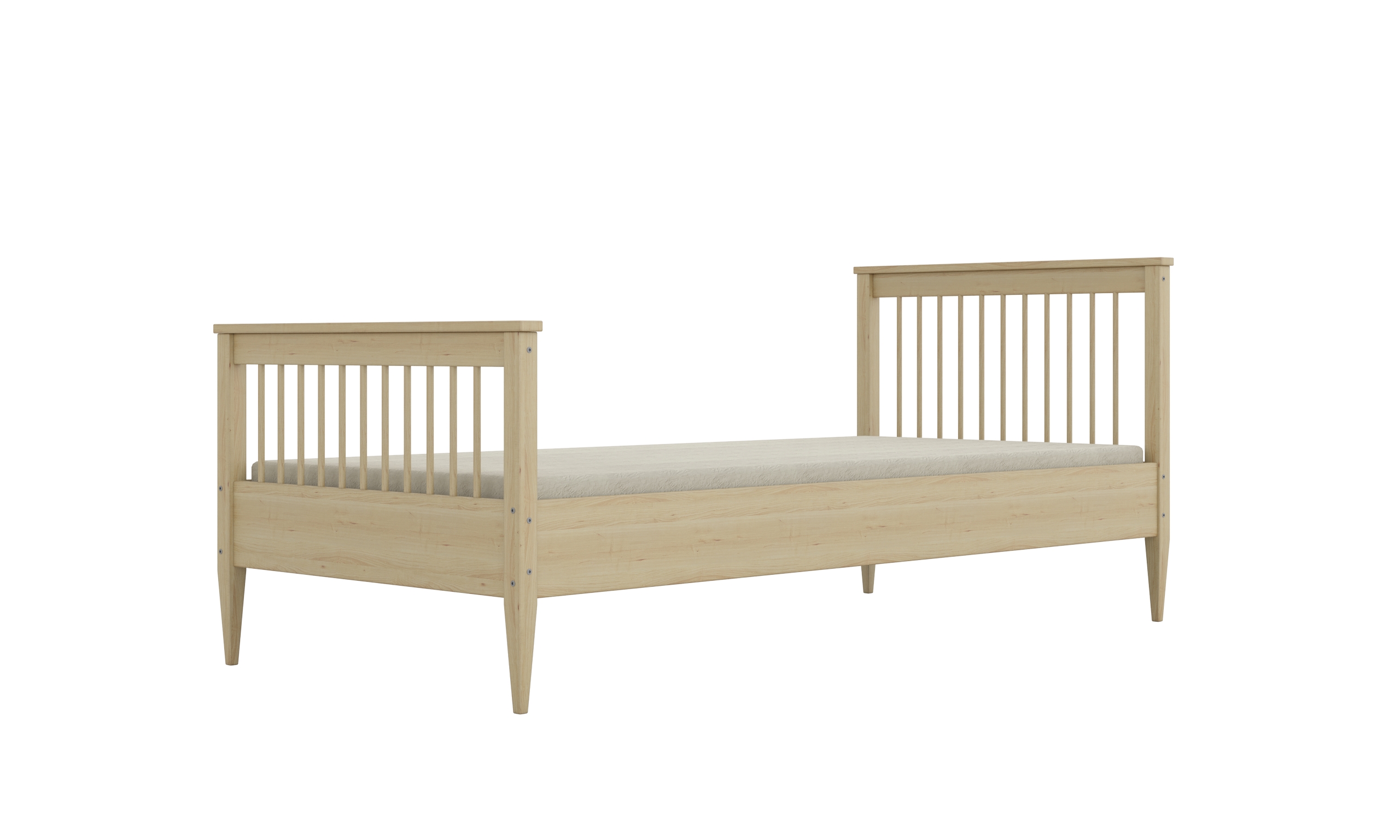 Lit enfant Bois naturel brut ou verni